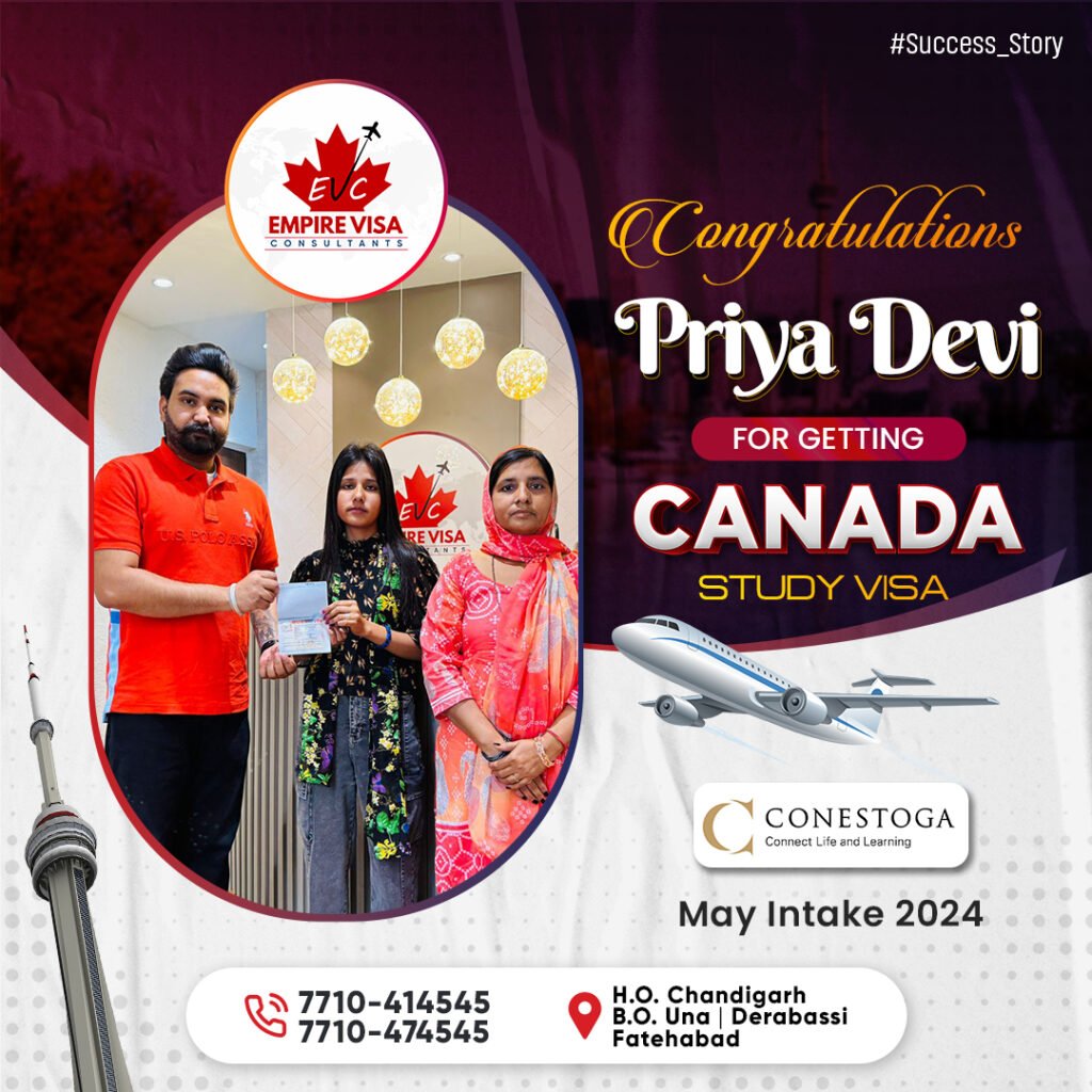 Priya Devi Canada study Visa