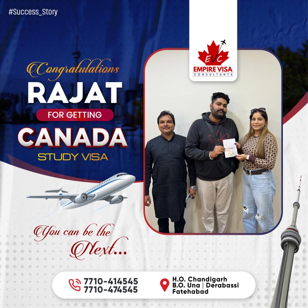 Rajat Canada study Visa Success story