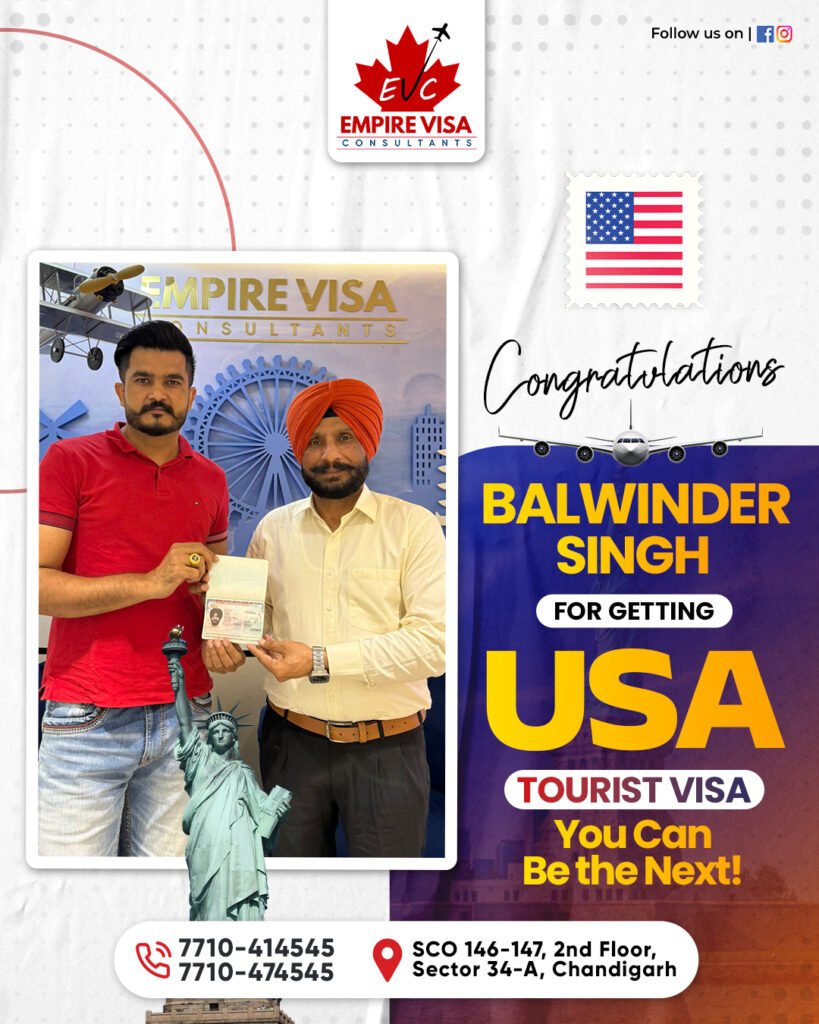 Balwinder USA Tourist Visa